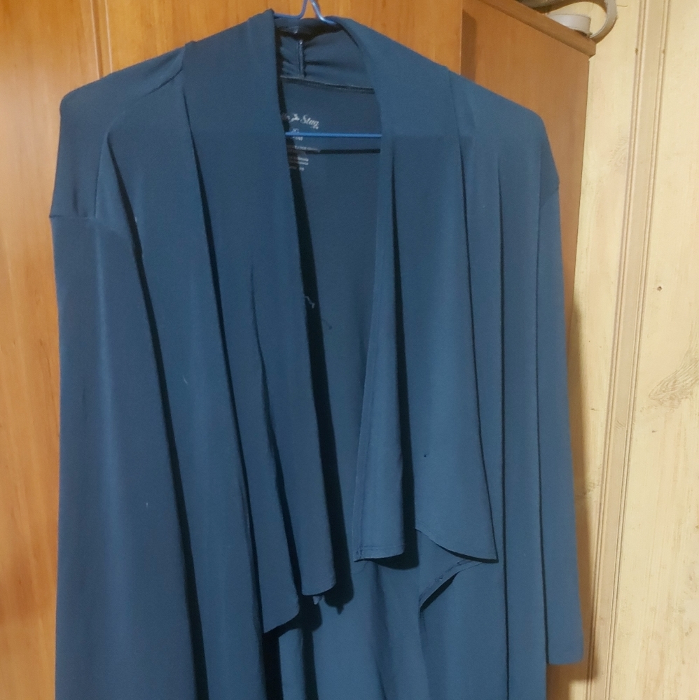 Large Blue Cardigan
